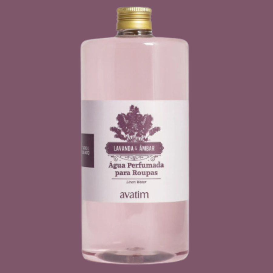 Água Perfumada para Roupas Lavanda & Âmbar 1000ml